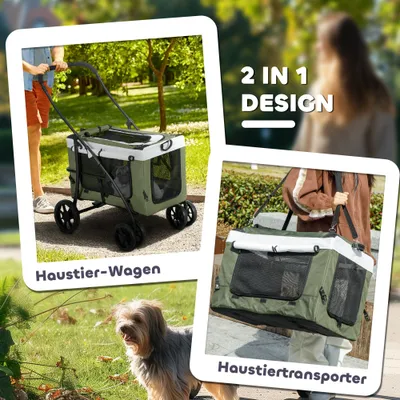 PawHut Hundewagen