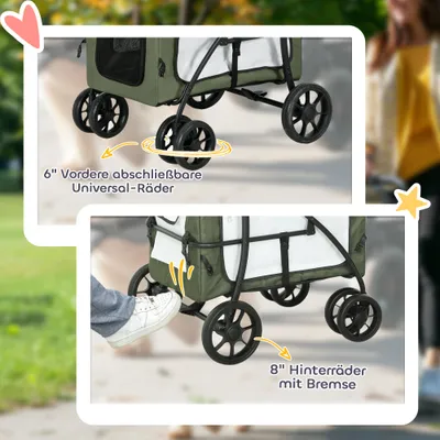 PawHut Hundewagen