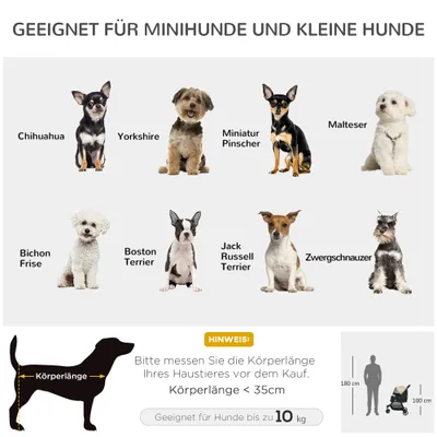 PawHut Hundewagen