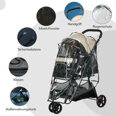 PawHut Hundewagen