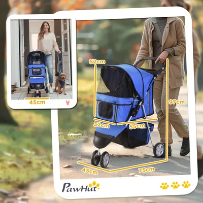 PawHut Hundewagen