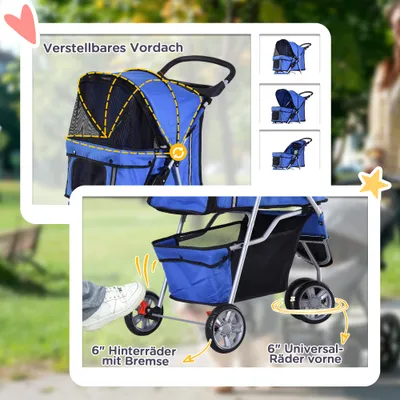 PawHut Hundewagen