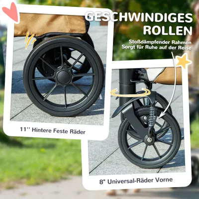 PawHut Hundewagen