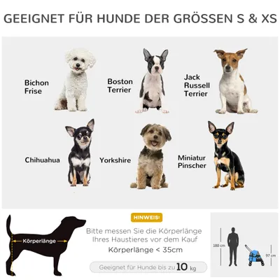 PawHut Hundewagen