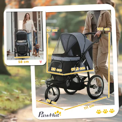 PawHut Hundewagen