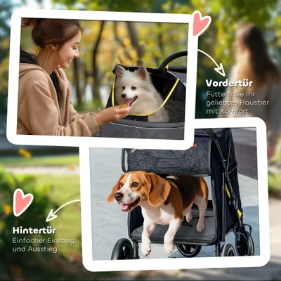 PawHut Hundewagen