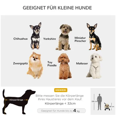 PawHut Hundewagen