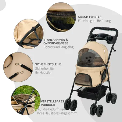 PawHut Hundewagen