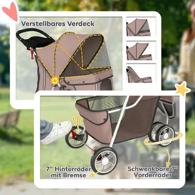 PawHut Hundewagen