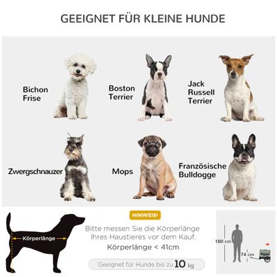 PawHut Hundeanhänger