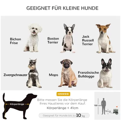 PawHut Hundeanhänger