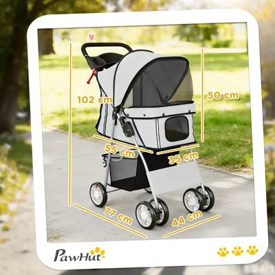 PawHut Hundewagen