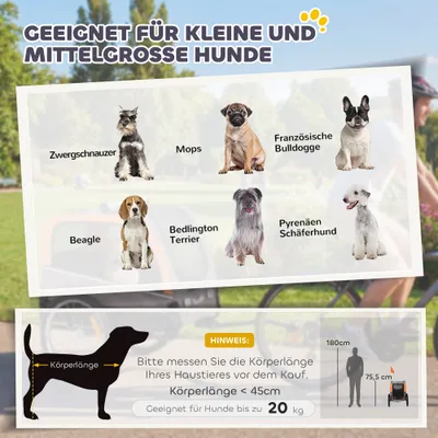 PawHut Hundeanhänger
