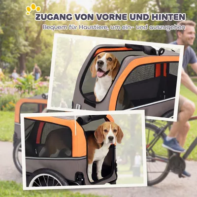 PawHut Hundeanhänger