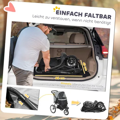 PawHut Hundewagen