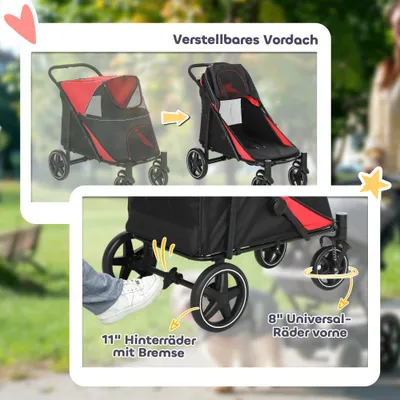 PawHut Hundewagen