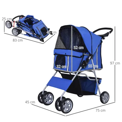 PawHut Hundewagen