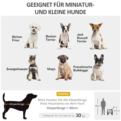 PawHut Hundewagen