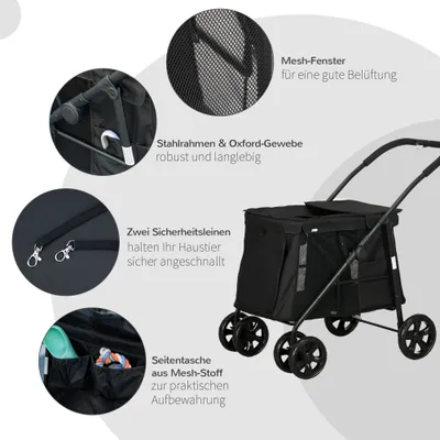 PawHut Hundewagen