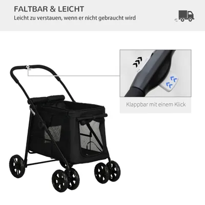 PawHut Hundewagen