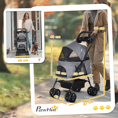 PawHut Hundewagen