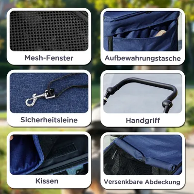 PawHut Hundewagen