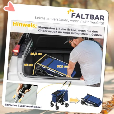 PawHut Hundewagen