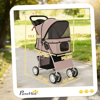PawHut Hundewagen