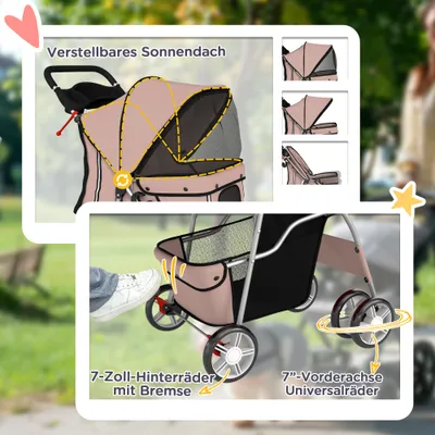 PawHut Hundewagen