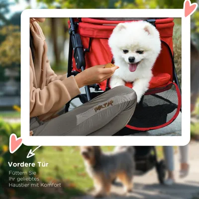 PawHut Hundewagen