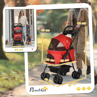 PawHut Hundewagen