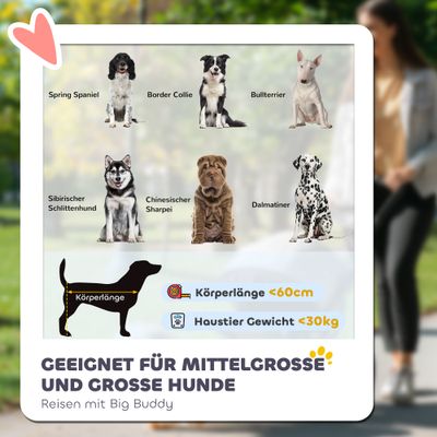 PawHut Hundewagen