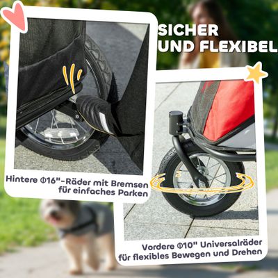 PawHut Hundewagen