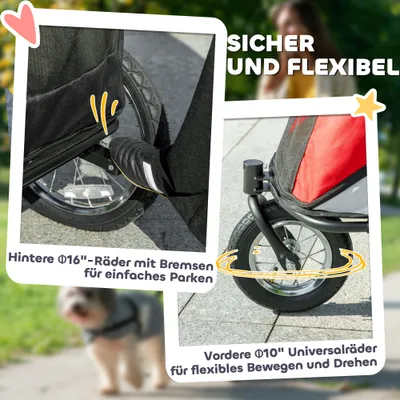 PawHut Hundewagen