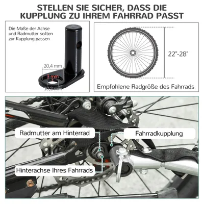 PawHut Hundeanhänger