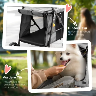 PawHut Hundewagen