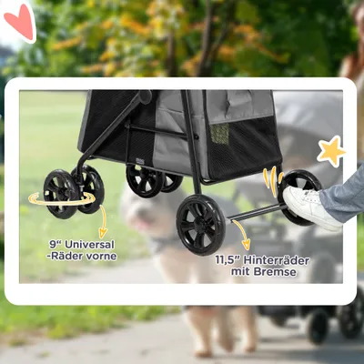 PawHut Hundewagen