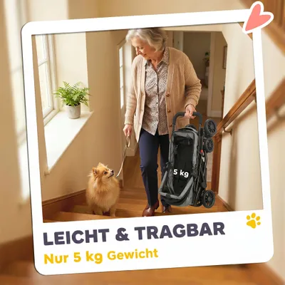 PawHut Hundewagen