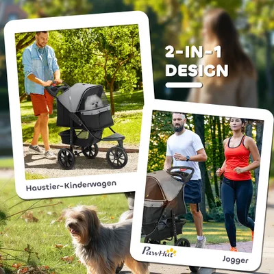 PawHut Hundewagen