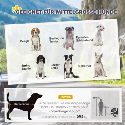 PawHut Hundeanhänger