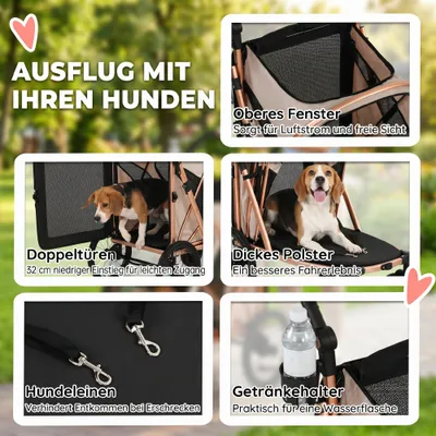 PawHut Hundewagen