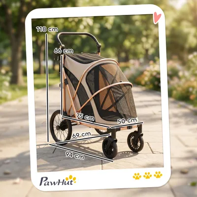 PawHut Hundewagen