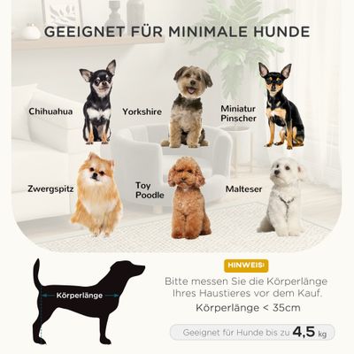 PawHut Hundesofa