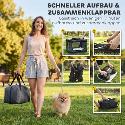 PawHut Hundetransportbox faltbar PawHut Hundetransportbox faltbar