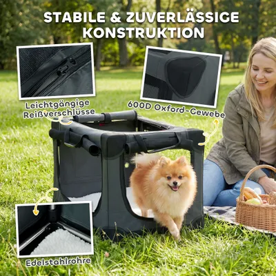 PawHut Hundetransportbox faltbar PawHut Hundetransportbox faltbar