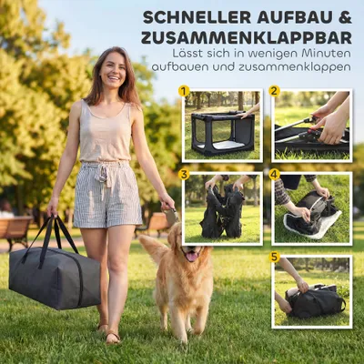 PawHut Hundetransportbox faltbar PawHut Hundetransportbox faltbar