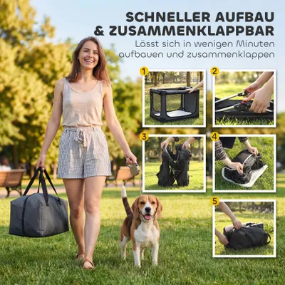 PawHut Hundetransportbox faltbar PawHut Hundetransportbox faltbar