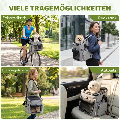PawHut Fahrrad Hundekorb vorne