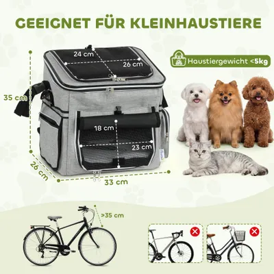 PawHut Fahrrad Hundekorb vorne