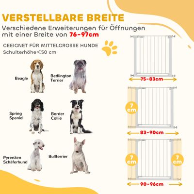 PawHut Türschutzgitter